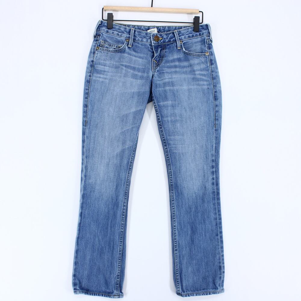 Vintage True Religion Johnny Jeans Womens 26 Blue Low Rise Straight Leg Denim